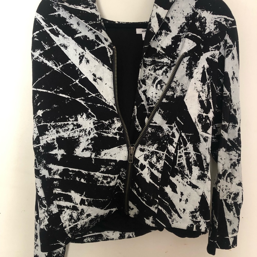 Helmut Lang Moto Sweatshirt Jacket